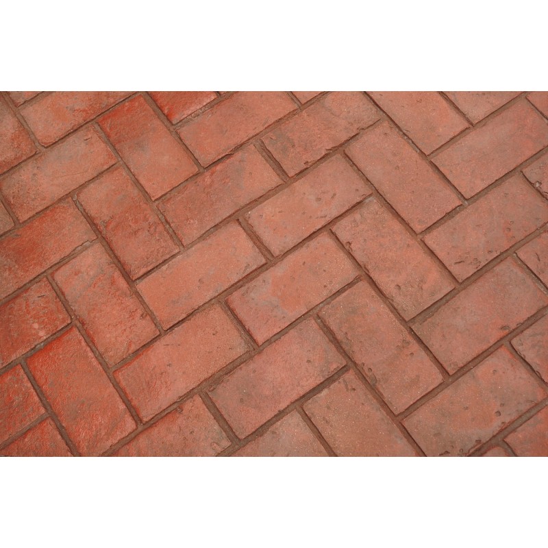 Imitation Bricks in a chevron