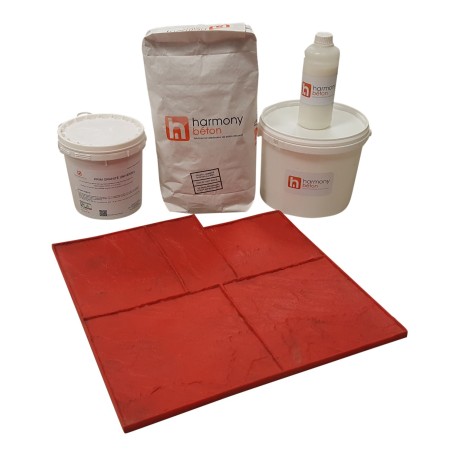 Kit béton empreinte sur Dalle / Carrelage