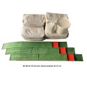 Kit béton empreinte aspect Parquet - Lames de 15 cm