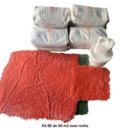 Imprinted concrete kit - Rock