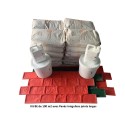 Kit béton empreinte aspect Pavés irréguliers joint large