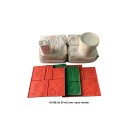 Kit béton empreinte aspect Opus Romain