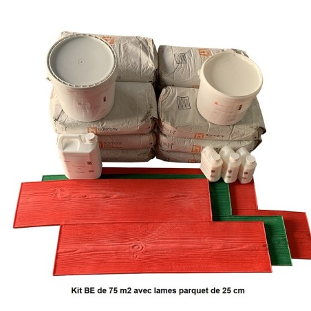 Imprinted concrete kit - Wood