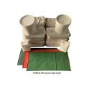 Kit béton empreinte aspect Dalle manoir