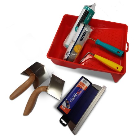 Kit outils complet béton ciré ISY angle saillant