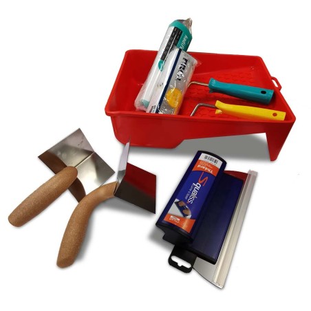 Kit outils complet béton ciré ISY angle saillant