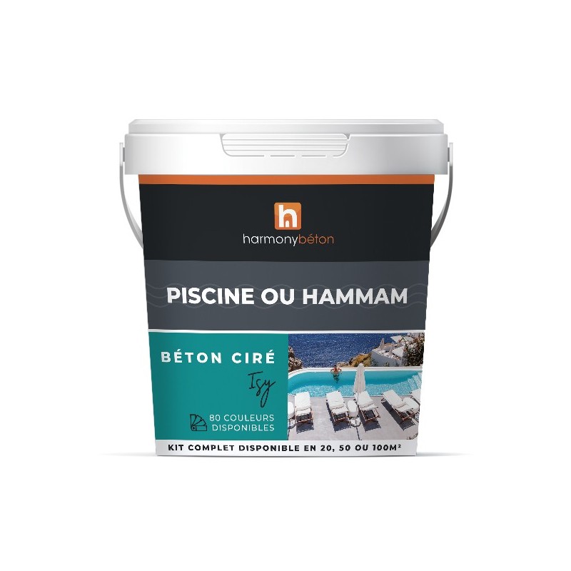 Kit ISY Béton  ciré pour piscine ou Hammam