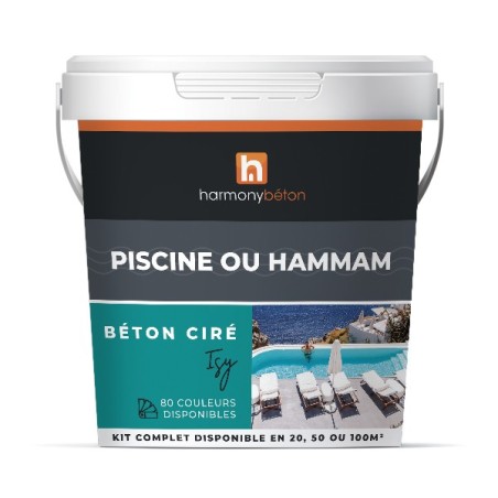 Kit ISY Béton  ciré pour piscine ou Hammam