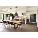 Waxed concrete kit for kitchen floors