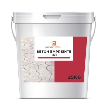 Béton empreinte fin 0/2