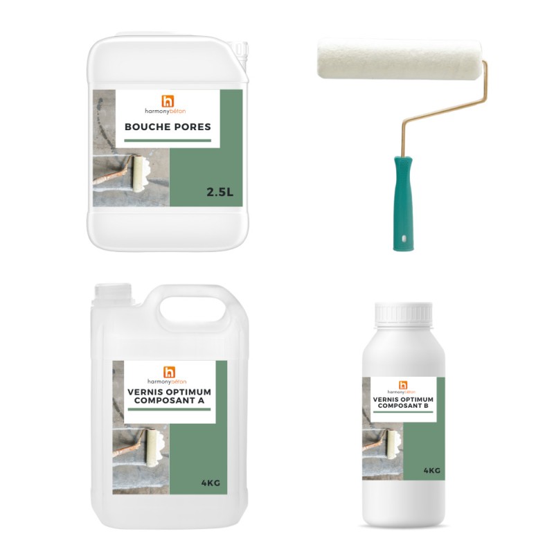 Kit, filler + varnish Optimum