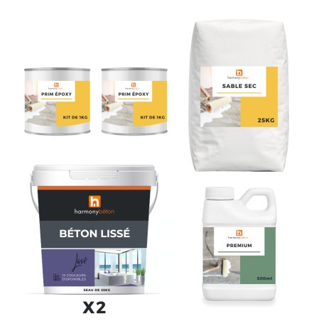 Complete Kit, béton lissé Pro