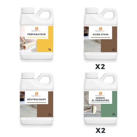 Kit complet Acide Stain