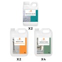 Hydro varnish kit with decap cure
