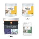 Kit polished concrete screed anhydrite