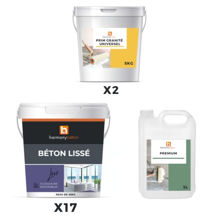 Kit béton lissé chape anhydrite