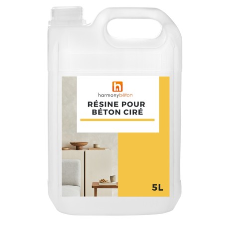 Résine pour béton ciré