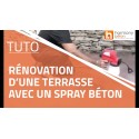 Spray mortier