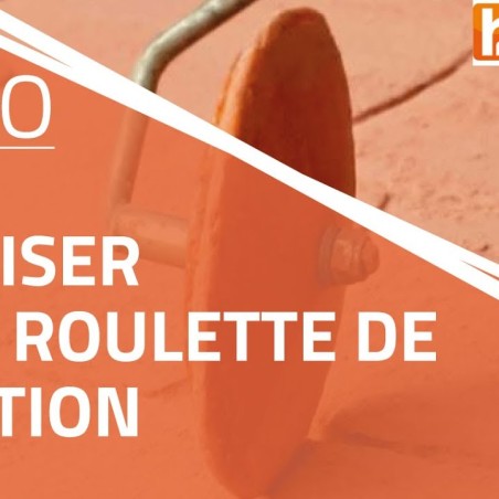 Roulette de finition pour joint