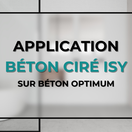 Kit ISY Béton ciré pour Sol ou Murs de Salle de bains