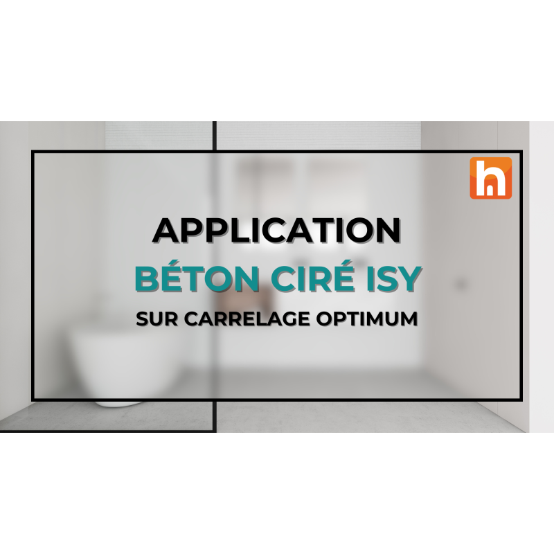 Kit ISY Béton ciré pour Plan de travail et Crédence carrelés