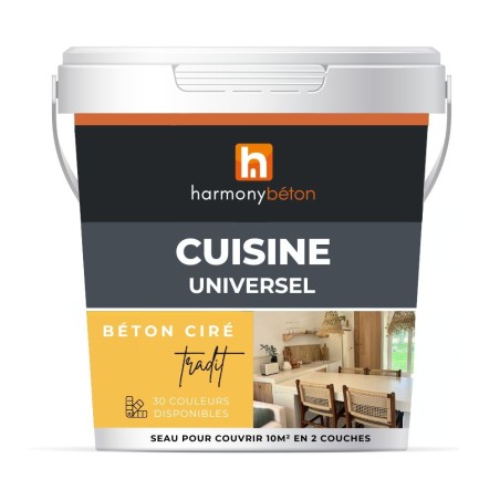 Béton ciré cuisine - Kit universel