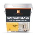 Béton ciré sur carrelage - Kit universel protection légère