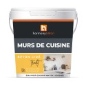 Béton ciré mur - Kit complet cuisine