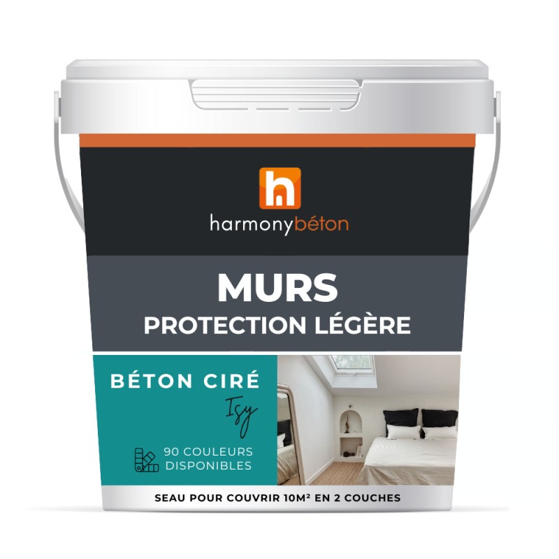 Béton ciré ISY mur - Kit complet protection légère