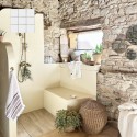 Béton ciré ISY sur carrelage - Kit universel salle de bain - douche couleur 4. Pierre