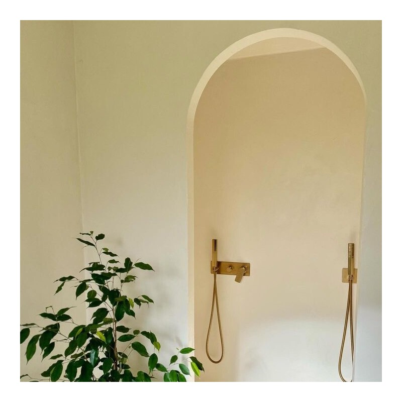 Béton ciré ISY douche avec étanchéité - kit complet - couleur 2. Blanc crème