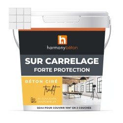 Béton ciré sur carrelage - Kit universel forte protection