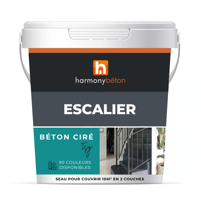 Escalier béton ciré ISY - Kit complet