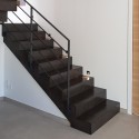 Escalier béton ciré ISY - couleur 17. Anthracite