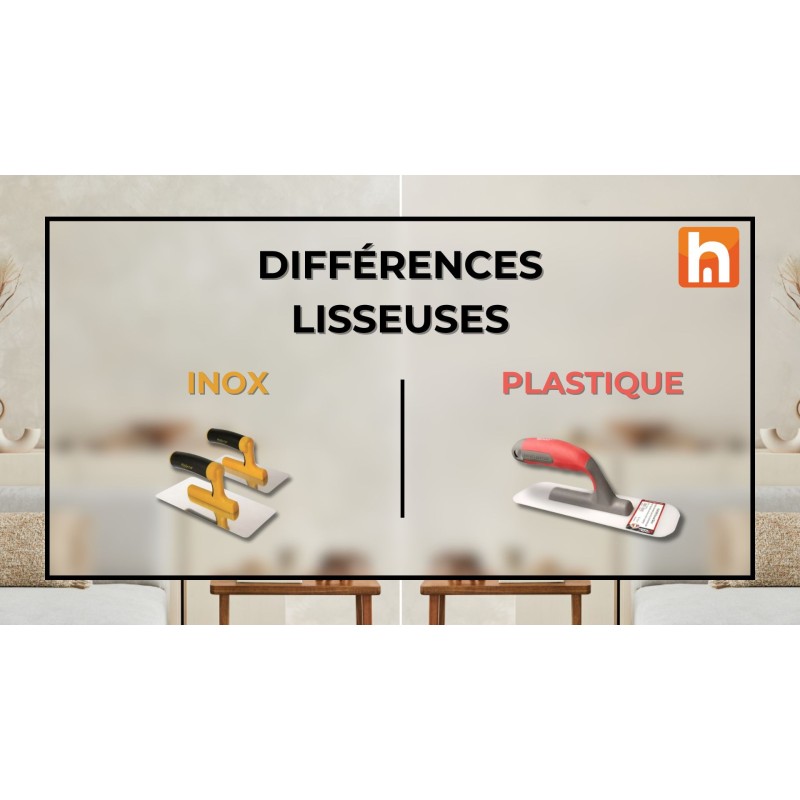 Lisseuses inox VS Plastique