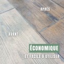 Avant/Après enviro vernis coloré