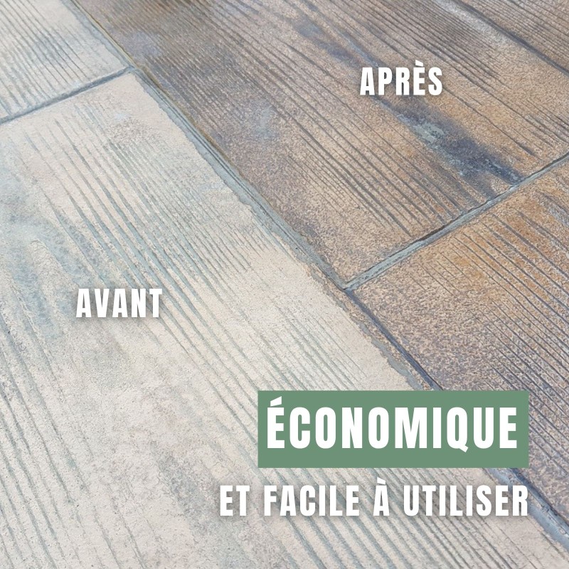 Avant/Après enviro vernis coloré