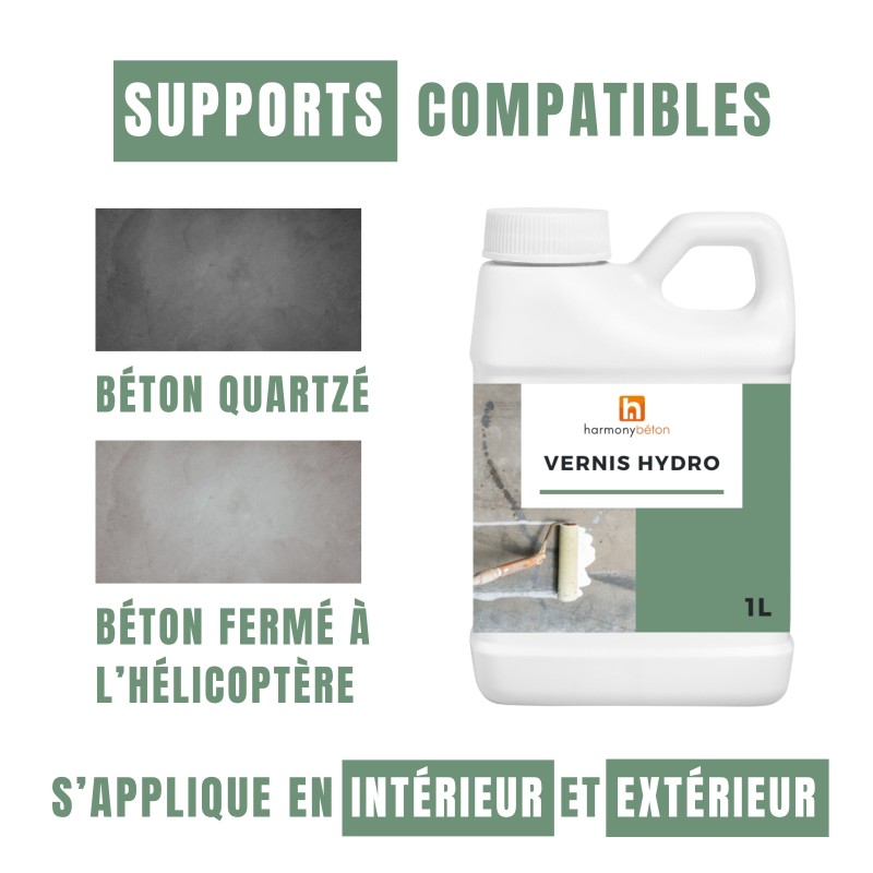 Étapes d'application vernis Hydro
