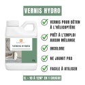 Avantages vernis hydro pour béton à l'hélicoptère