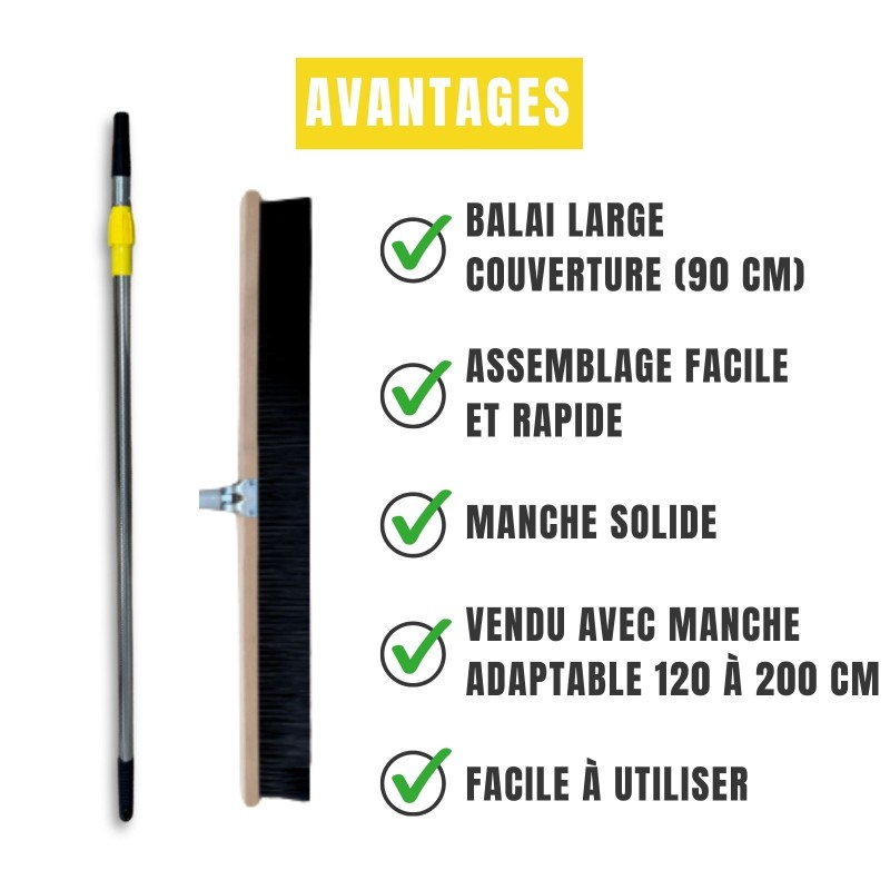 Avantage balai de marquage en kit