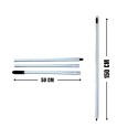 Dimensions manche à balai aluminium 150 cm