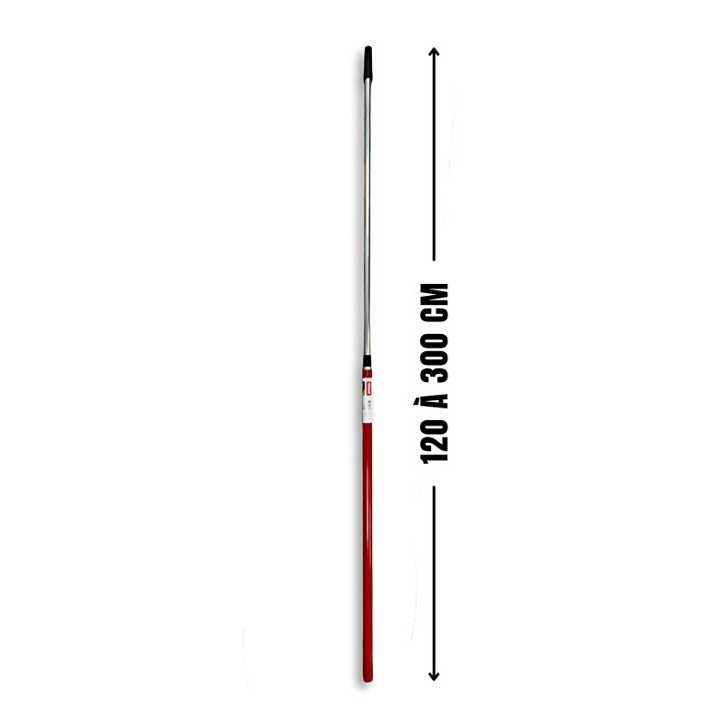 Dimensions manche à balai 120 à 300 cm