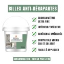 Avantages billes de verres anti-dérapantes