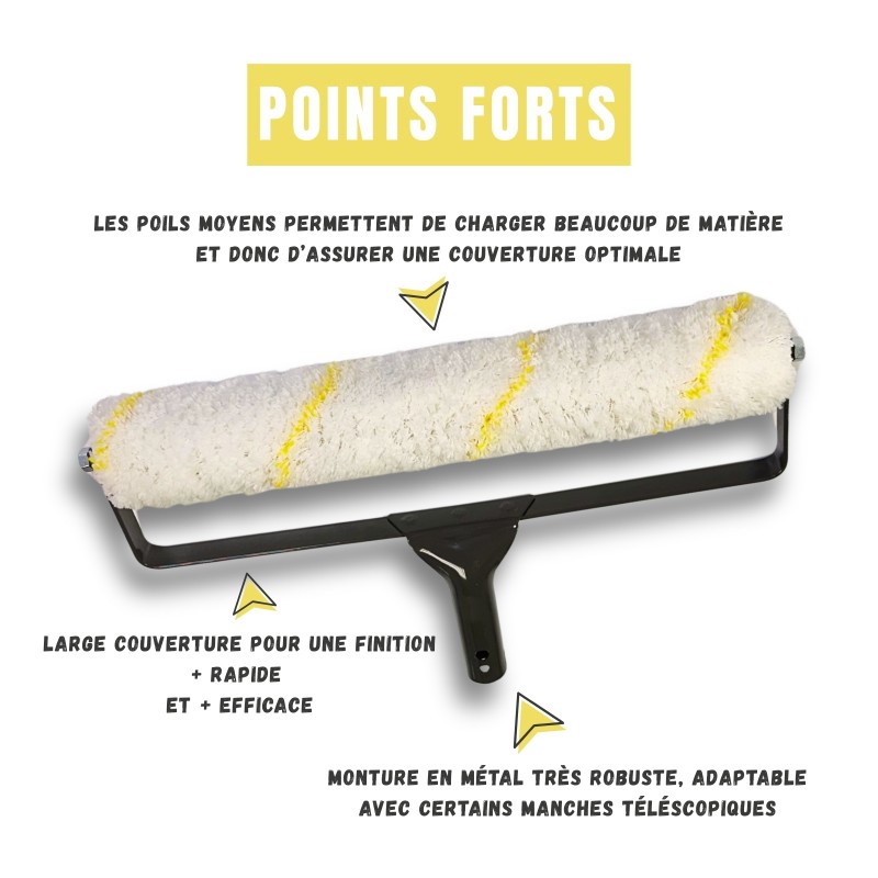 Points forts du rouleau sur manche