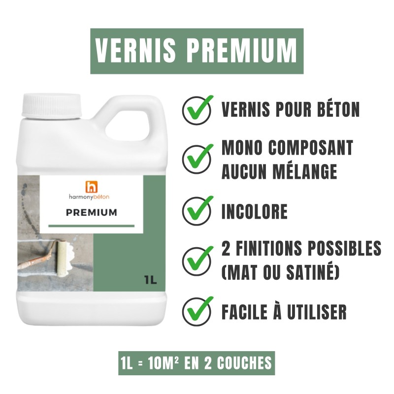 Vernis béton premium