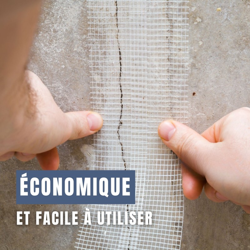 Bande à joint économique et facile à utiliser