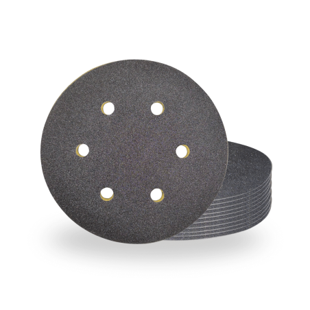 Disques abrasifs velcro perforés en carbure de silicium - Lot de 10