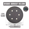 Disques abrasifs velcro perforés Ø150 mm - Dimensions / Grain 80