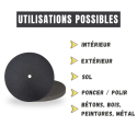 Disque abrasif double face Ø400 mm – Utilisations possibles