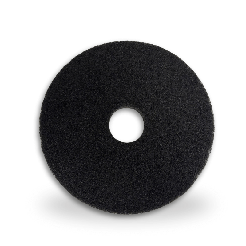 Pad monobrosse noir (décapage) Ø 406